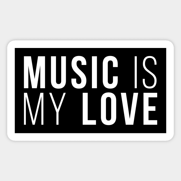 Music Is My Love Sticker by Gorskiy